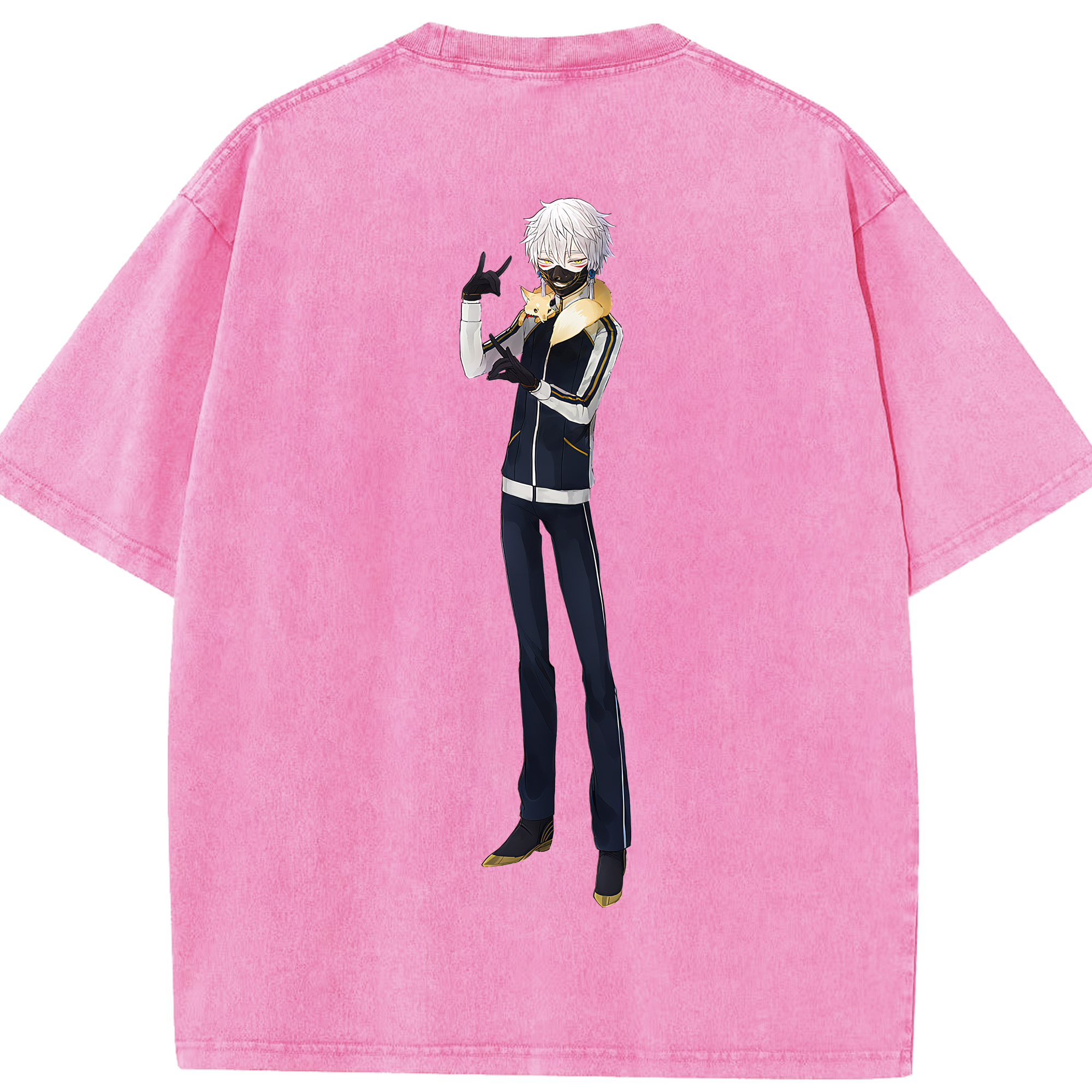 （画像用） 刀剣乱舞 Touken Ranbu 綿100% ヴィンテージ風 半袖Tシャツ（背面プリント）